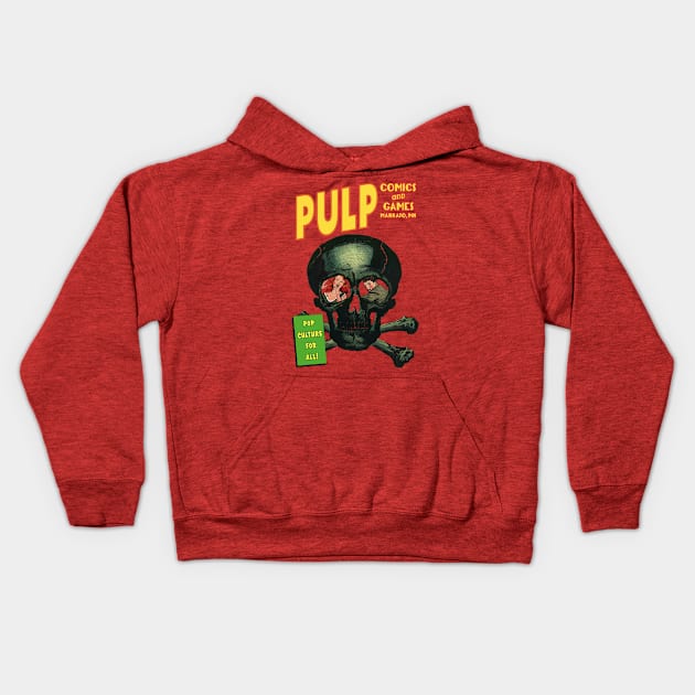 Pulp Skull Kids Hoodie by PULP Comics and Games